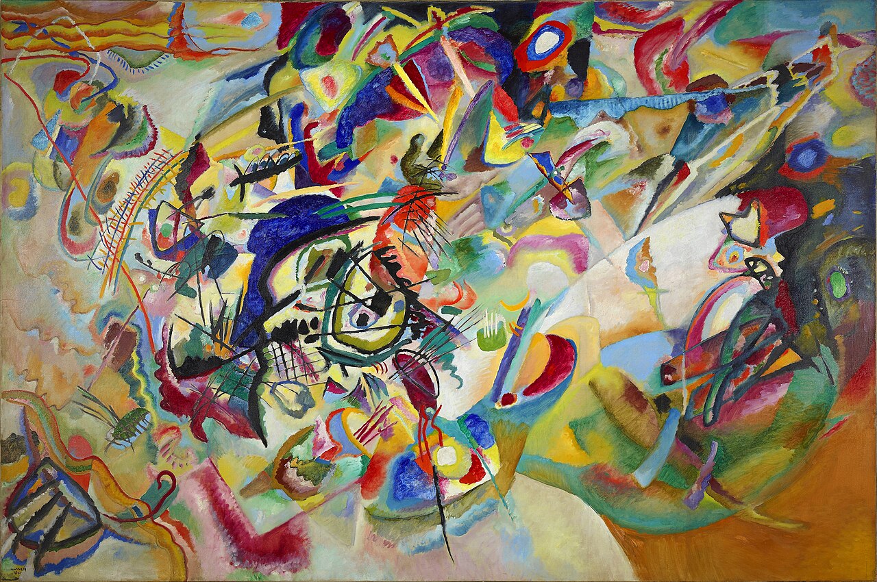Kandinsky, Composition VII — abstract art as design material